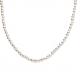 Collier acier perles...