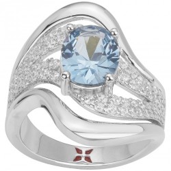 Bague argent 925/1000 et...