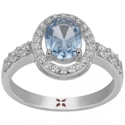 Bague argent 925/1000 et...