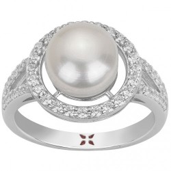 Bague argent 925/1000 et...