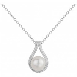 Collier argent 925/1000 et...