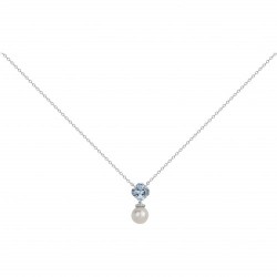Collier argent 925/1000 et...