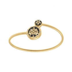 Bracelet acier doré jonc...