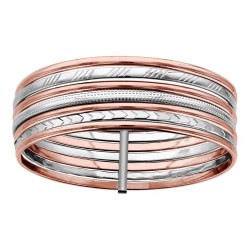 Bracelet acier ET PVD ROSE...