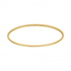 Bracelet acier jonc doré...