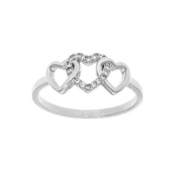 Bague argent 925/1000 et...