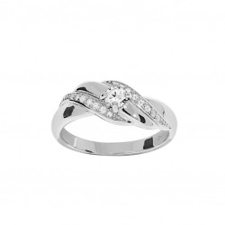 Bague argent 925/1000 et...