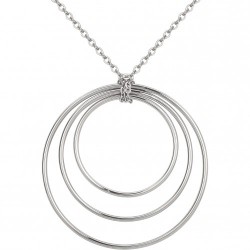 Collier acier sautoir...