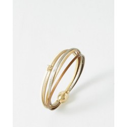 Bracelet acier PVD "Flowers...