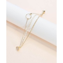 Bracelet acier PVD "Flowers...