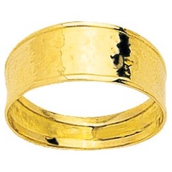 Bague or 750/1000 estampée...