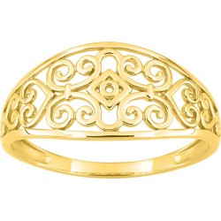 Bague or 750/1000 motifs...