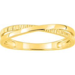 Bague or 750/1000 2 fils...