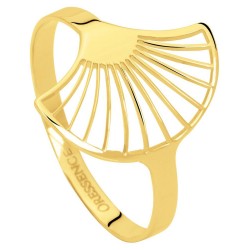 Bague or 750/1000 feuille...
