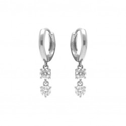 Créoles argent 925/1000...