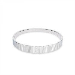 Bracelet acier rigide Coeur...