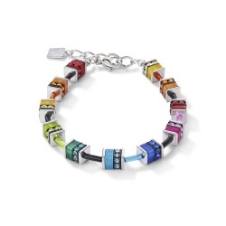 Bracelet acier PVD GeoCube...