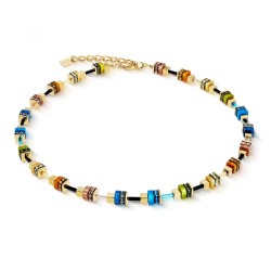 Collier acier PVD Coeur de...