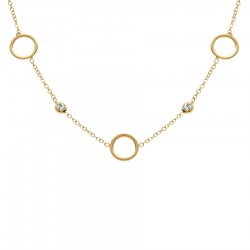 Collier acier PVD avec...