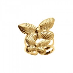 Bague acier  PVD double...