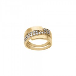 Bague acier  PVD avec...