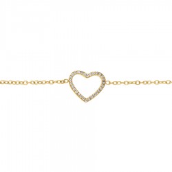 Bracelet acier PVD COEUR...