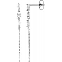 Boucles d'oreilles argent...
