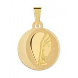 Médaille or750/1000 Vierge 