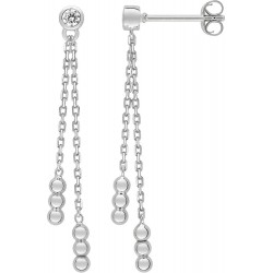 Boucles d'oreilles argent...