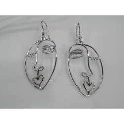 Boucles d'oreilles argent...