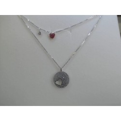 Collier argent 925/1000...