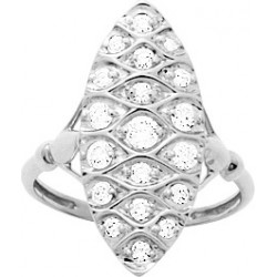 Bague argent 925/1000 et...