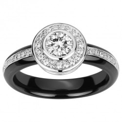 Bague argent 925/1000 et...